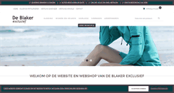Desktop Screenshot of deblaker-exclusief.nl