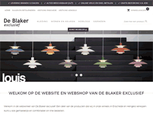 Tablet Screenshot of deblaker-exclusief.nl